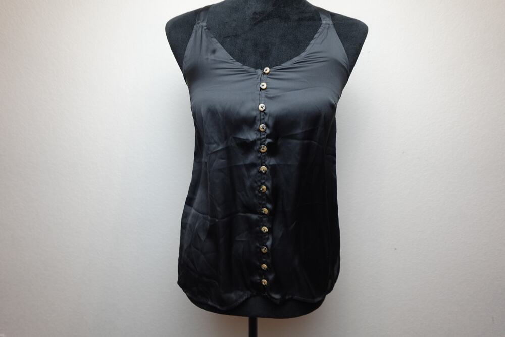 Maeve Anthropologie Aryana Cami Black Size 0 New w/ Tag